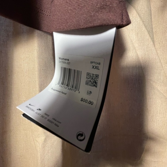 Nike Women's Dark Brown Crop Top - Picture 4 of 4